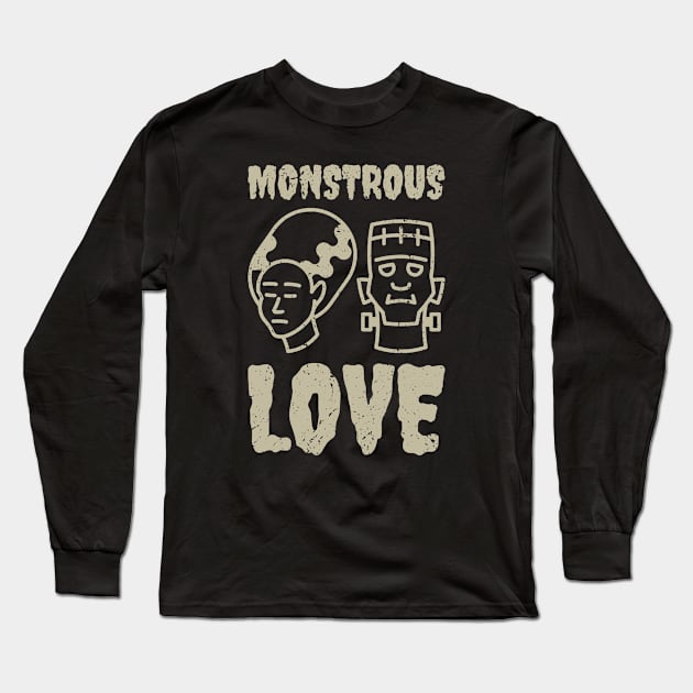 Monstrous Love - 10 Long Sleeve T-Shirt by NeverDrewBefore